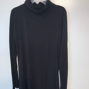 lulus black turtleneck dress